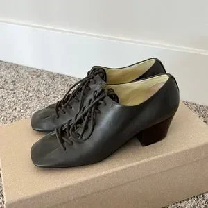 Lemaire | Shoes | Lemaire Heeled Derbies In Anthracite
